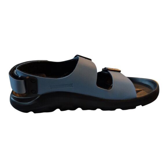 Women Birkenstock Women\'s Two-Strap Sandals in Light Blue and Black